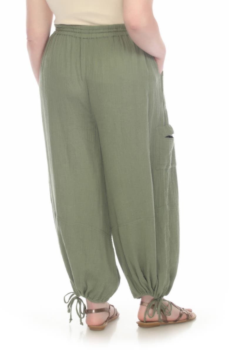 BOHO ME Cotton Parachute Pants, Alternate, color, Olive