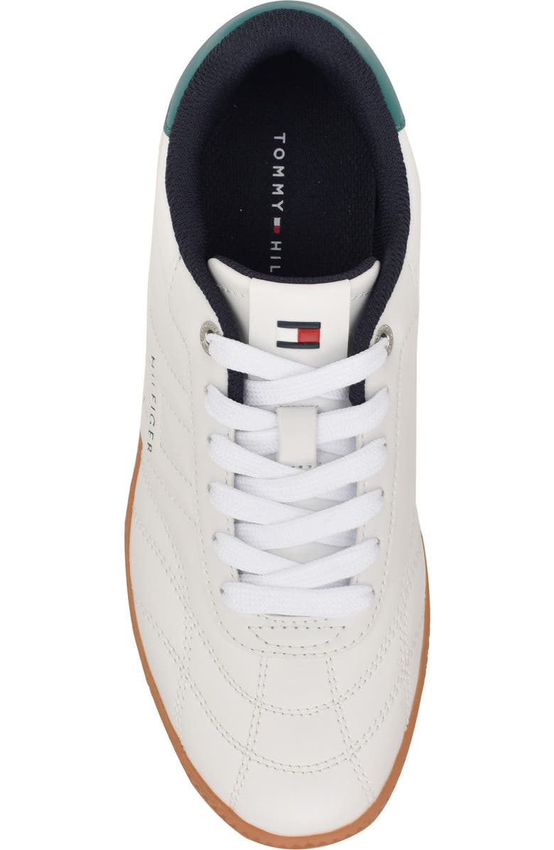 Tommy Hilfiger Simma Lace Up Sneaker, Alternate, color, Medium Green/ White