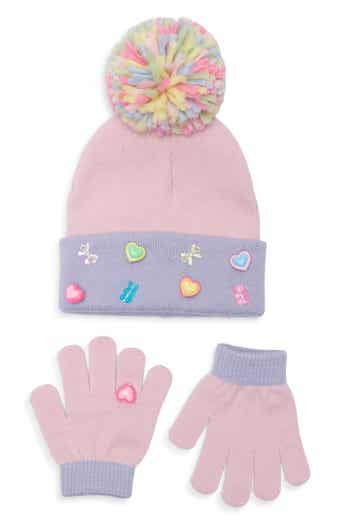 Kids' Mixed Beads Beanie & Gloves Set