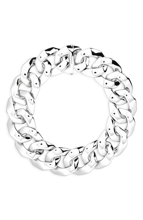 Givenchy Large Chain Link Necklace In Metallic