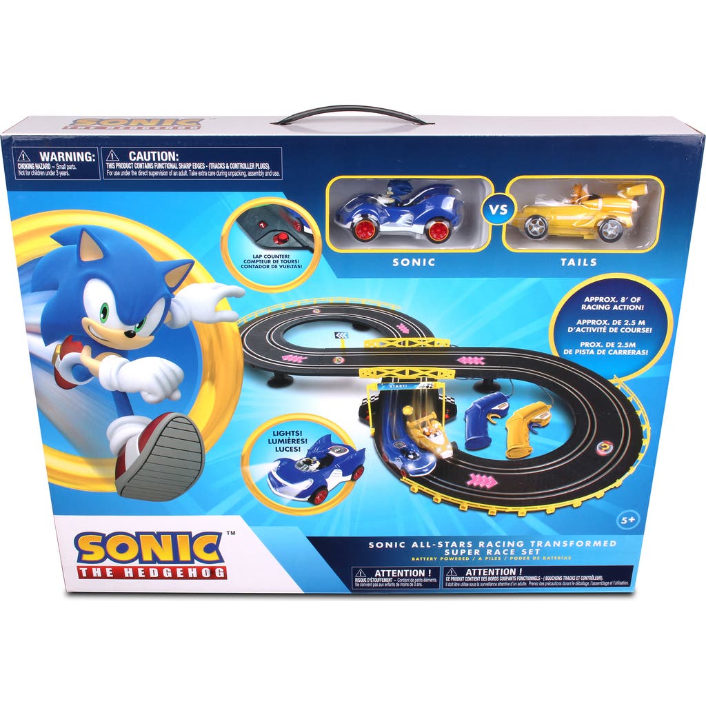 NKOK Sonic The Hedgehog All Stars Racing Transformed RC Slot Car Set Race Set in Multicolored  product