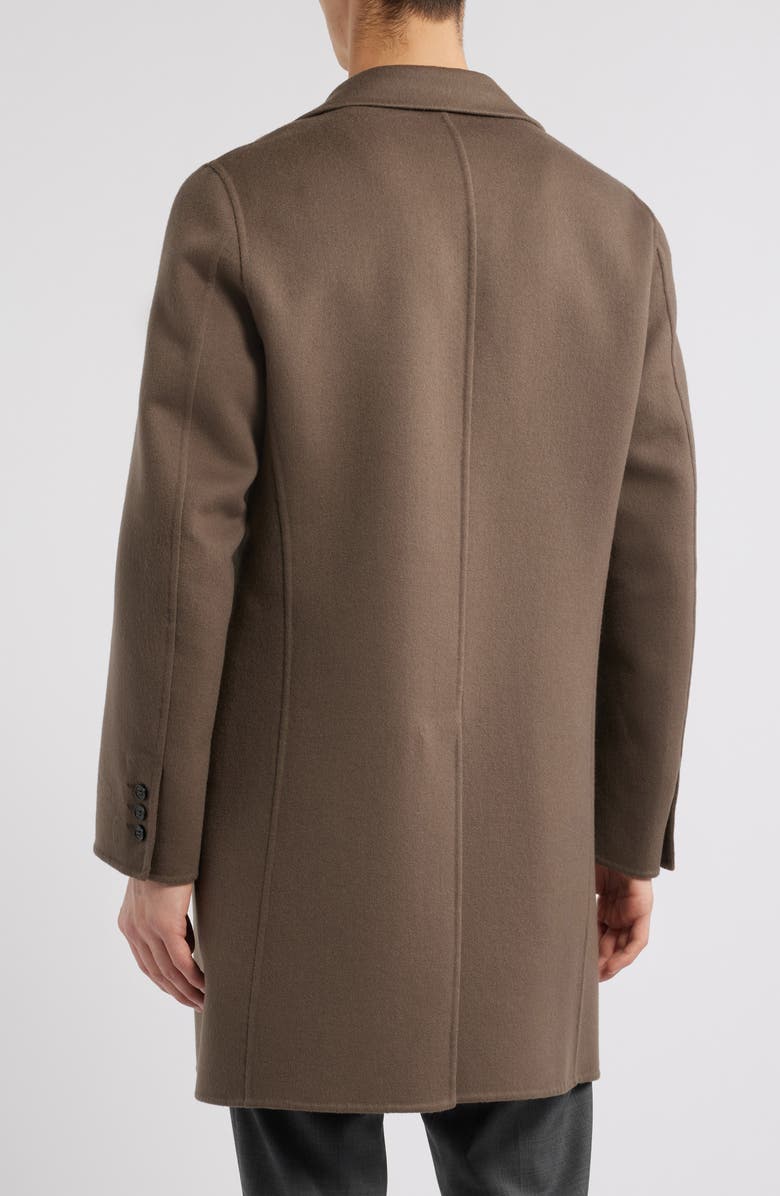 Canali Double Wool & Cashmere Top Coat, Alternate, color, 