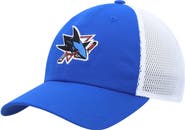 adidas Men's adidas Blue San Jose Sharks Color Pop Trucker Adjustable Hat