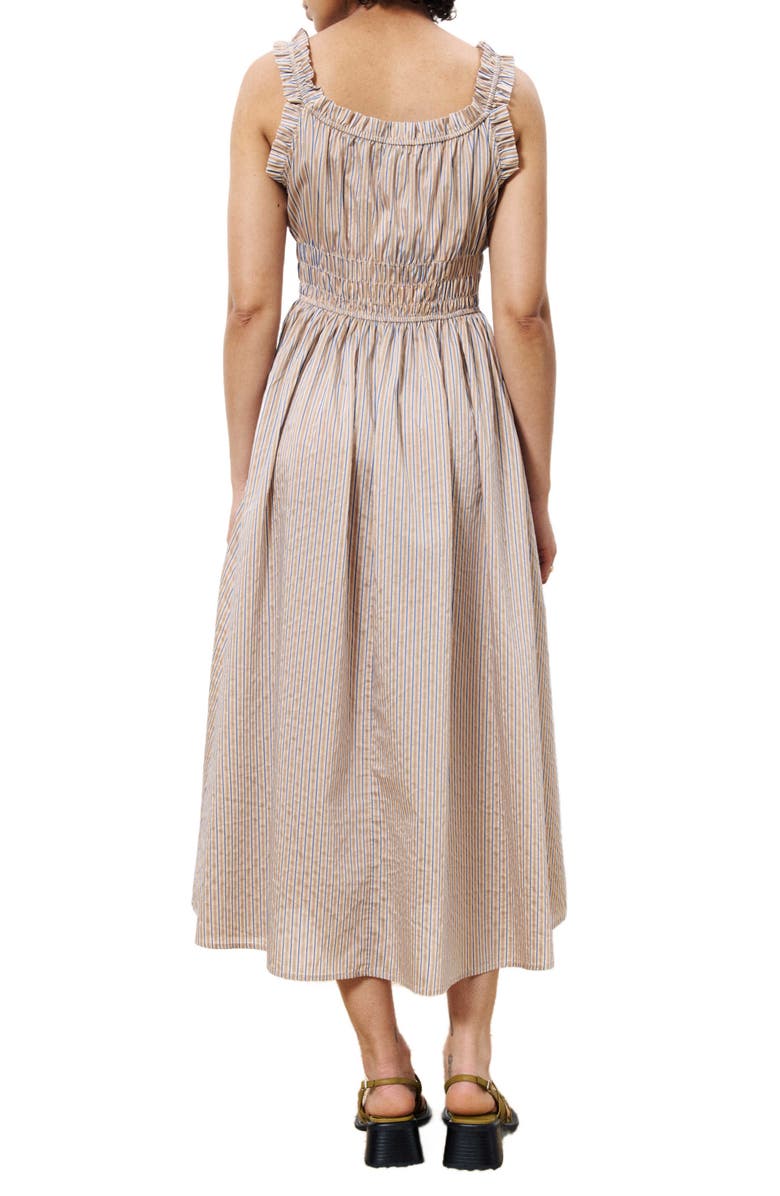 FRNCH Louisane Fit & Flare Sundress, Alternate, color, Beige