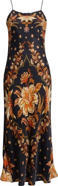 FARM Rio Majestic Garden Slip Maxi Dress