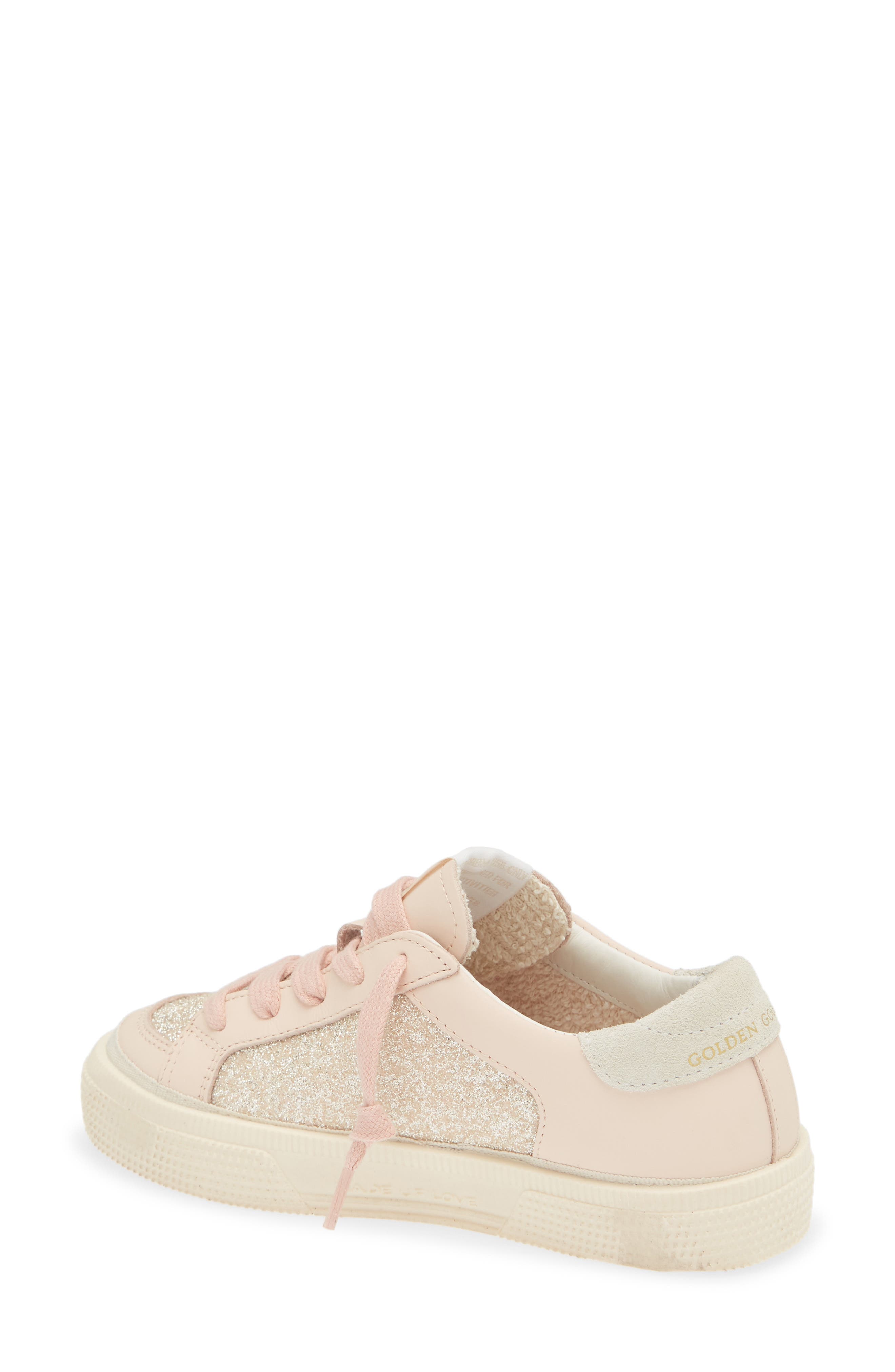 Kids' May Sneaker, Alternate, color, PALE PINK/ MILK/ GREY