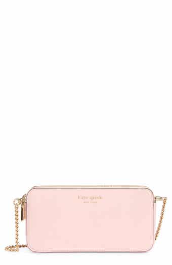 Kate Spade New York taylor pebbled leather double zip crossbody bag