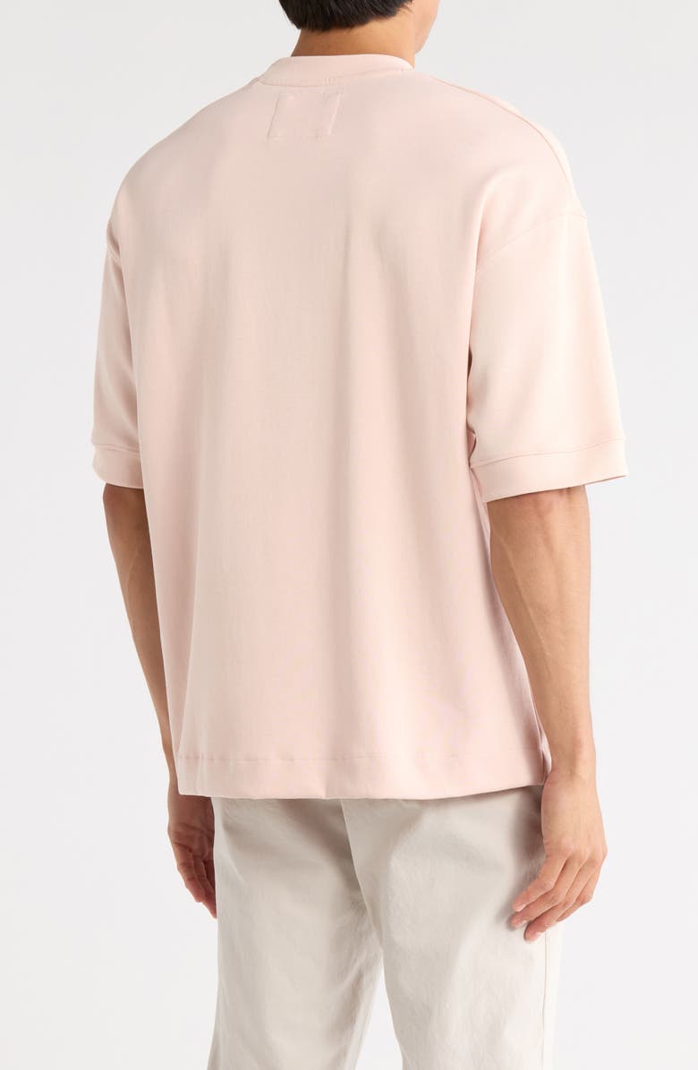 DENIM AND FLOWER Relaxed Fit Crewneck T-Shirt, Alternate, color, Pink