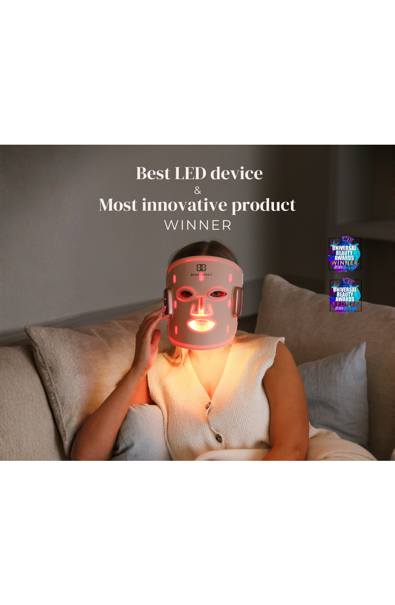 Beautifect LED Mask, Alternate, color, Pink