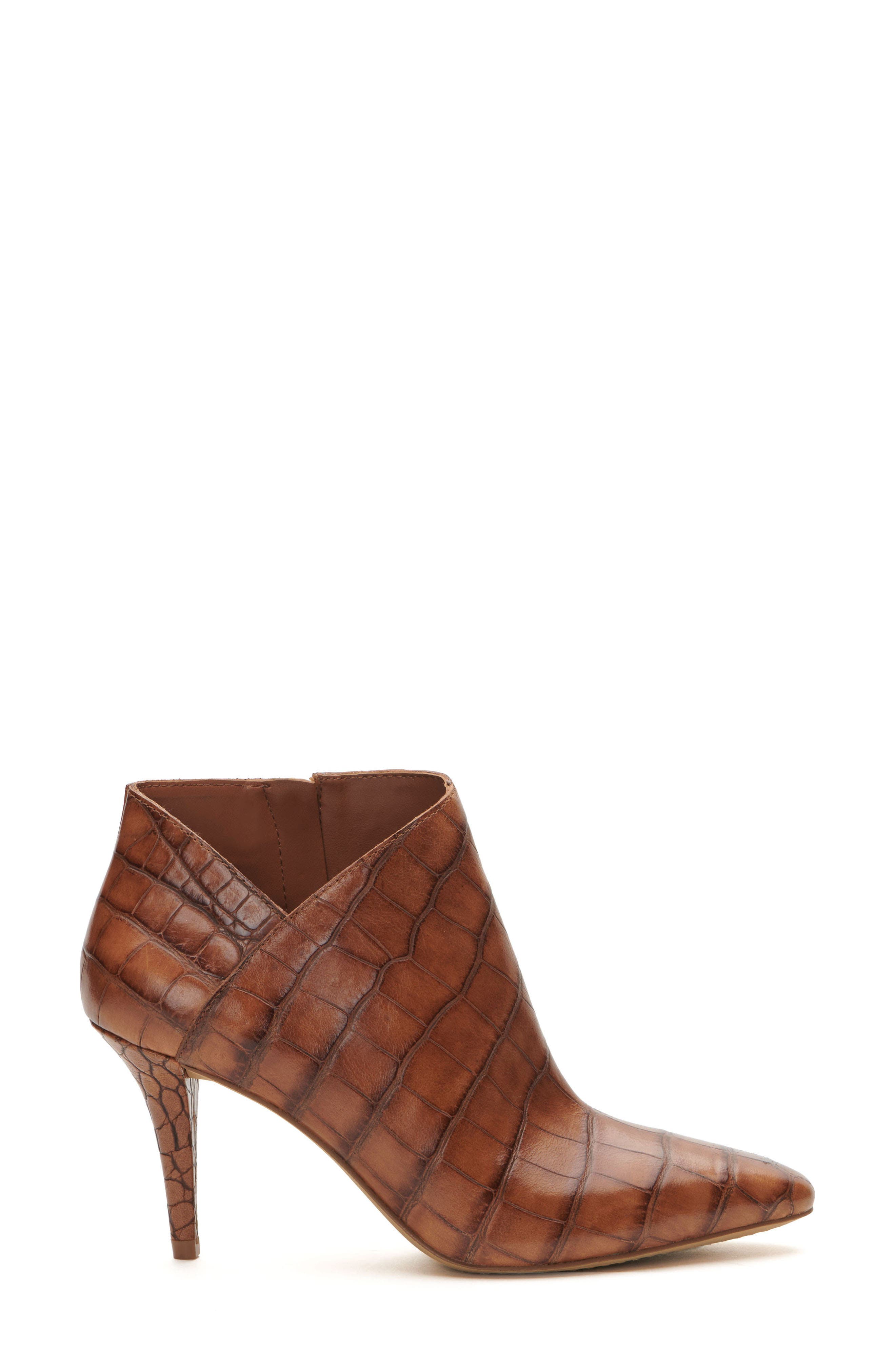 Vince Camuto Avelinsa 4 Croc Embossed Bootie, Alternate, color, 