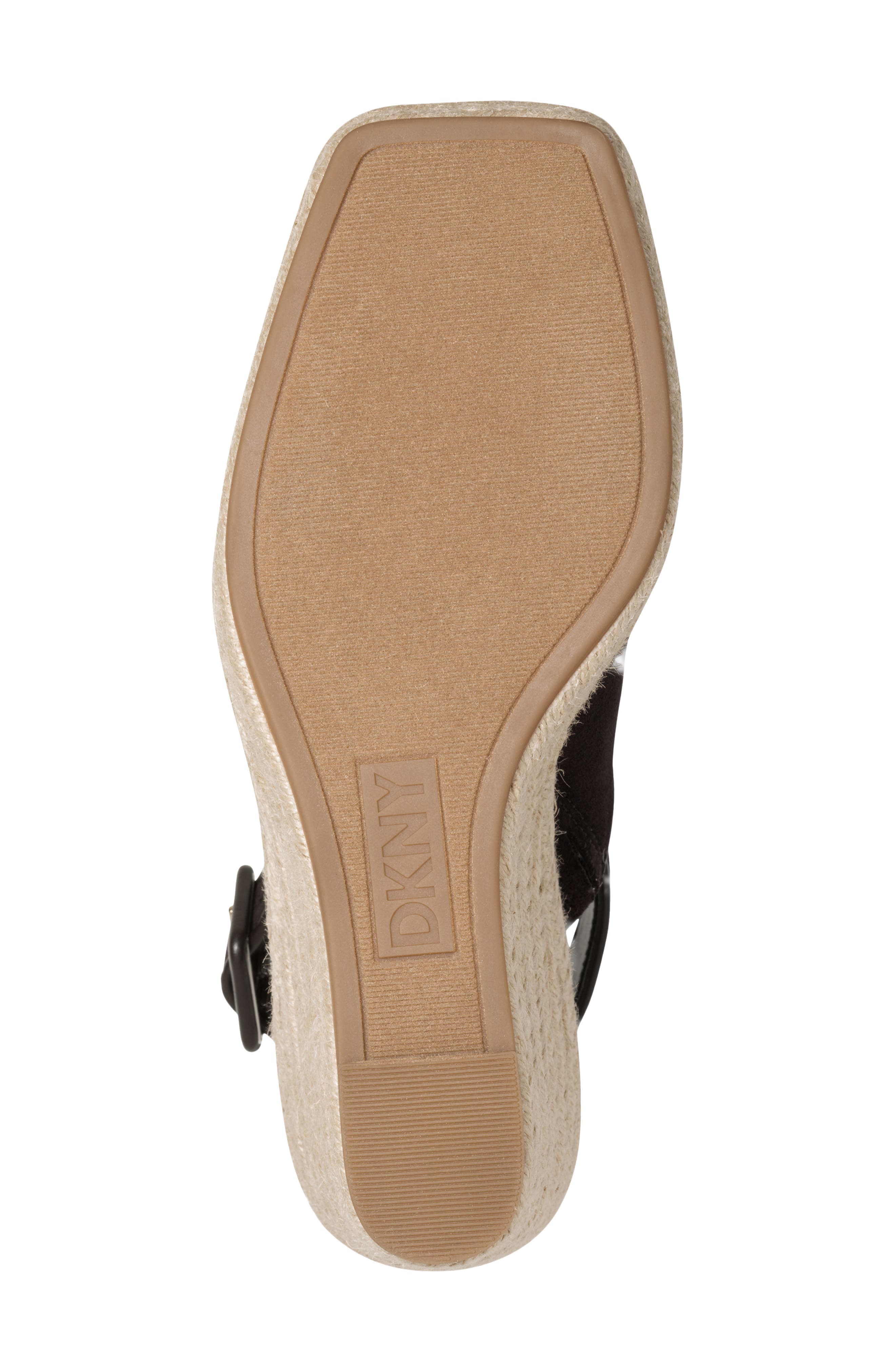 DKNY Coralyn Slingback Wege Sandal, Alternate, color, Brown