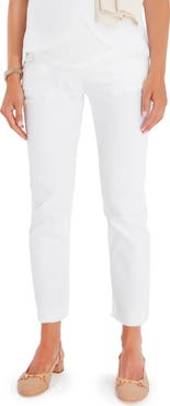 Accouchée Graceful Non-Denim Foldover Waistband Maternity Pants