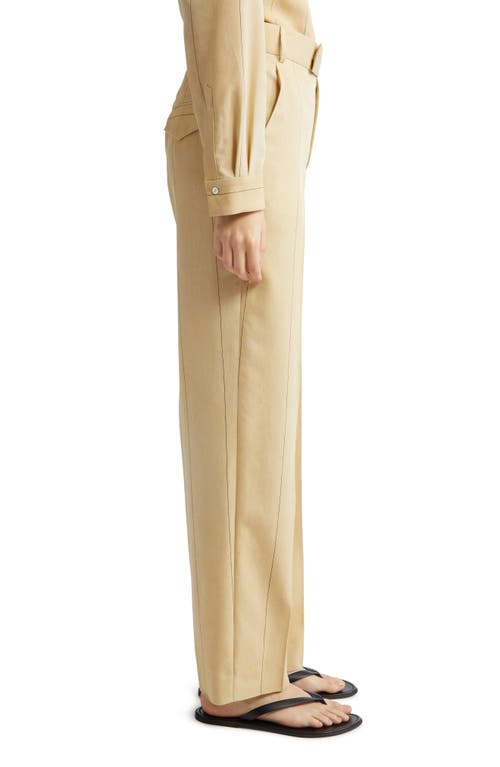 Partow Morrison Pin Stripe Straight Leg Pants In Cortado