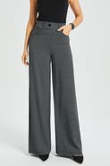 Betabrand 7 Pocket High Waist DPYP Dress Pant Yoga Pants Wide Leg
