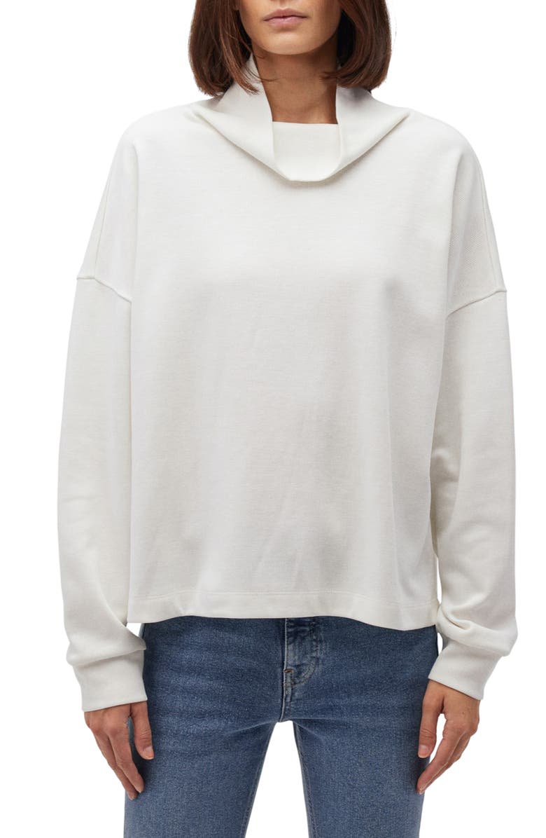 Mavi Jeans Cowl Neck Long Sleeve Jersey Top, Main, color,