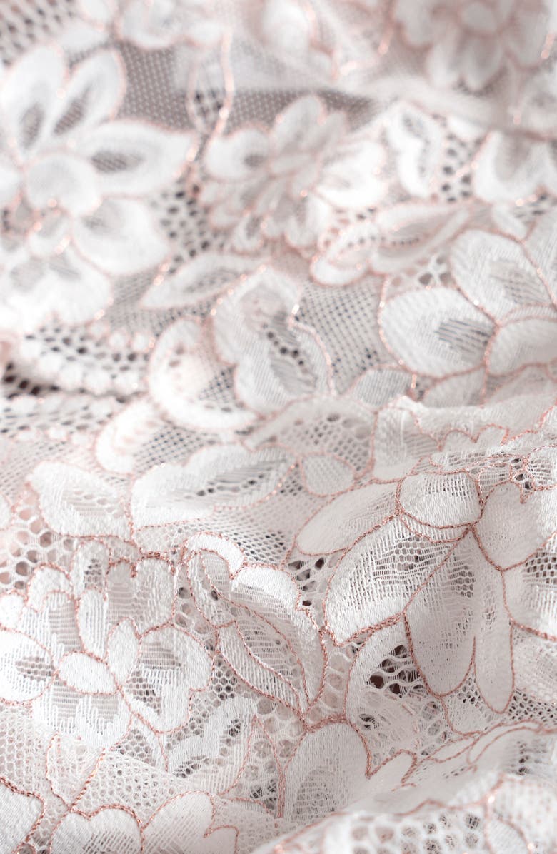 In Bloom by Jonquil Lace Thong Teddy, Alternate, color, 