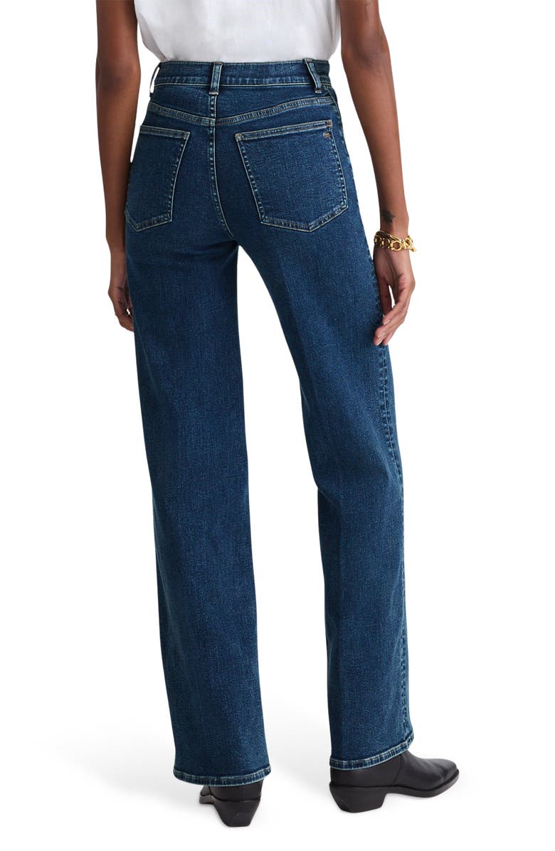 Madewell The High Waist Wide Leg Jeans, Alternate, color, Pattson Wash
