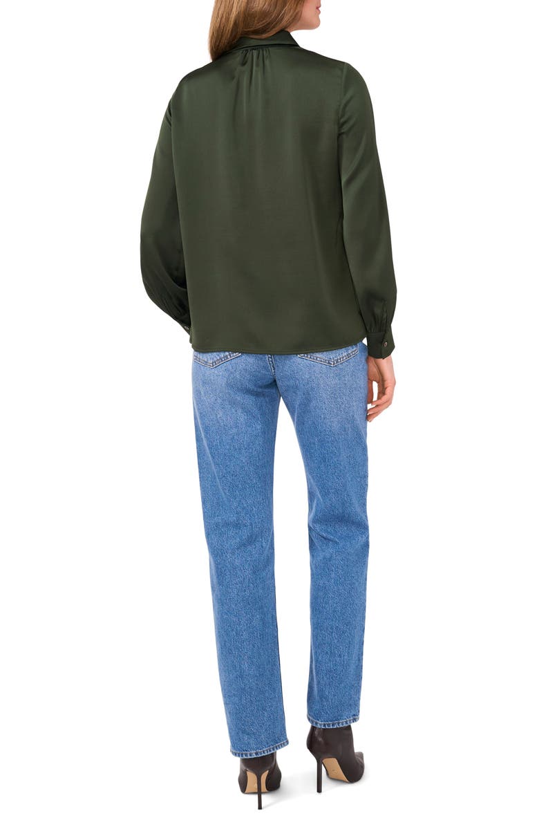 Vince Camuto Long Sleeve Satin Button-Up Shirt, Alternate, color, 