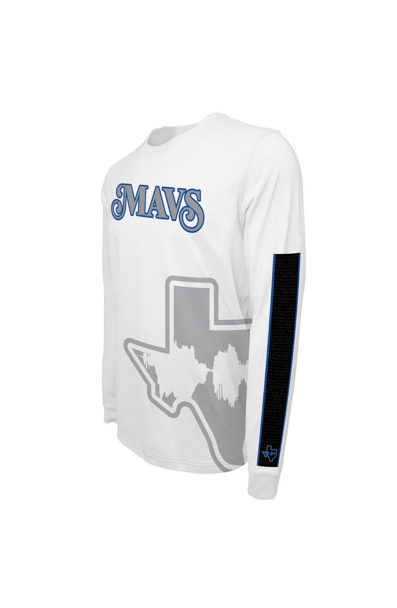 Stadium Essentials Unisex Stadium Essentials White Dallas Mavericks 2023/24 City Edition Scoreboard Long Sleeve T-Shirt, Alternate, color,