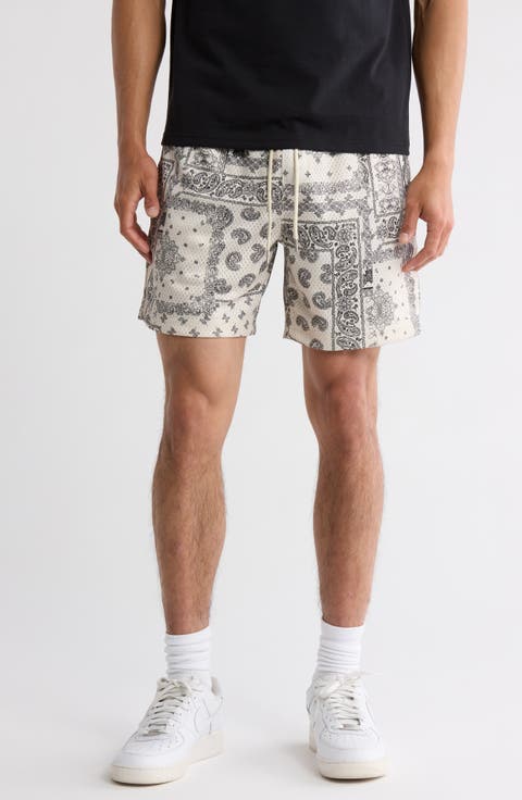 Aaron Print Mesh Shorts