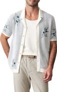 Marine Layer Asher Olivo Cotton Sweater Resort Shirt