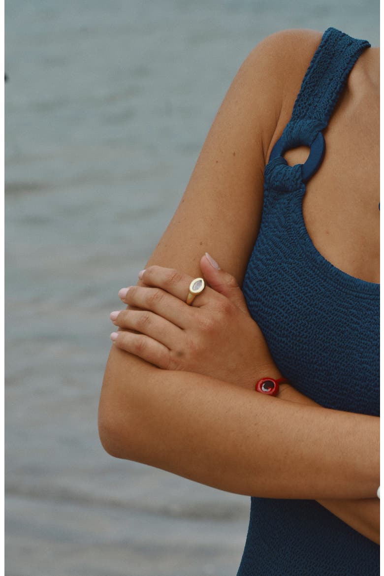 Millie Ring, Alternate, color, Gold Crystal