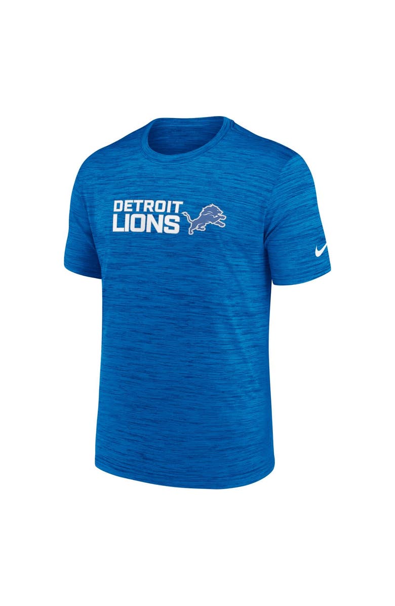 Nike Men's Nike Blue Detroit Lions Big & Tall Primetime Reverse Play Velocity Performance T-Shirt, Alternate, color, Blue