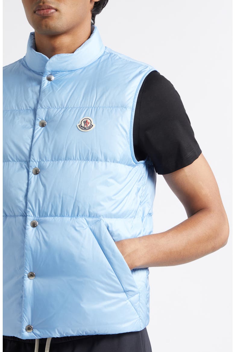 Tuquerouye Quilted Down Vest, Alternate, color, BLUE BELL