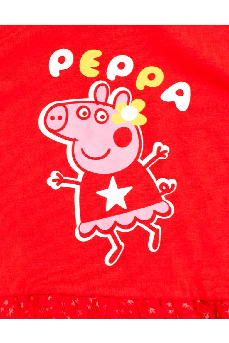 Cosplay Hooded Tee, Alternate, color, Peppa Pig Red Pink