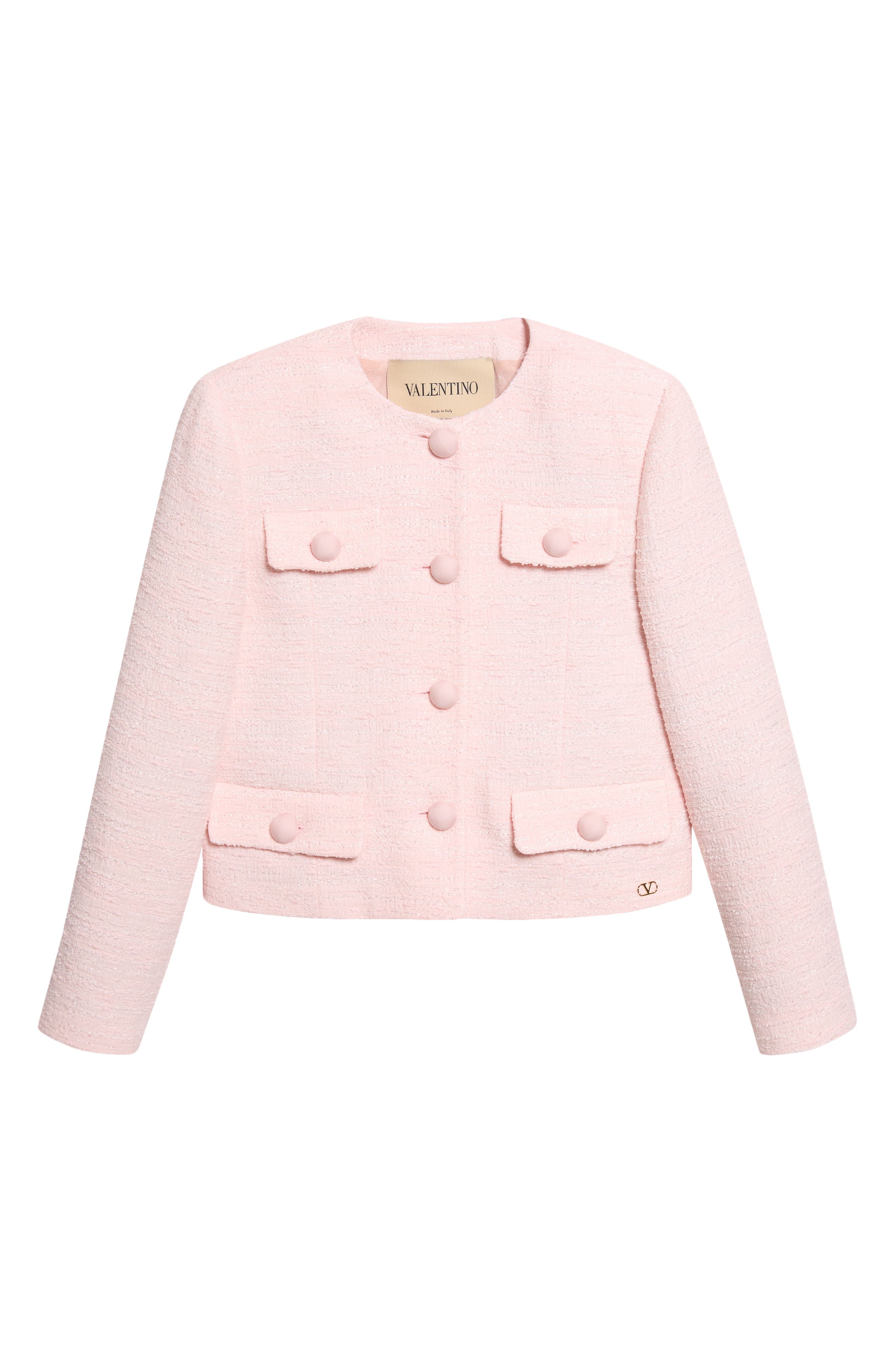 Crinkle Tweed Jacket (Women) | Nordstrom