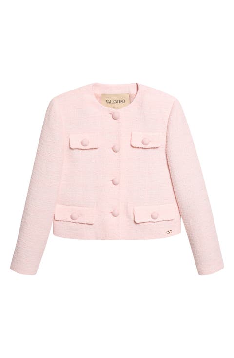 Crinkle Tweed Jacket