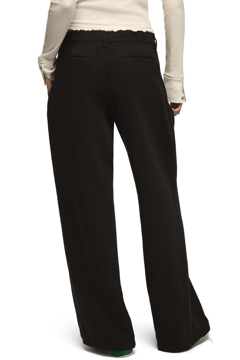 Double Pleated Wide Leg Trouser Jeans, Alternate, color, ASHES WASH