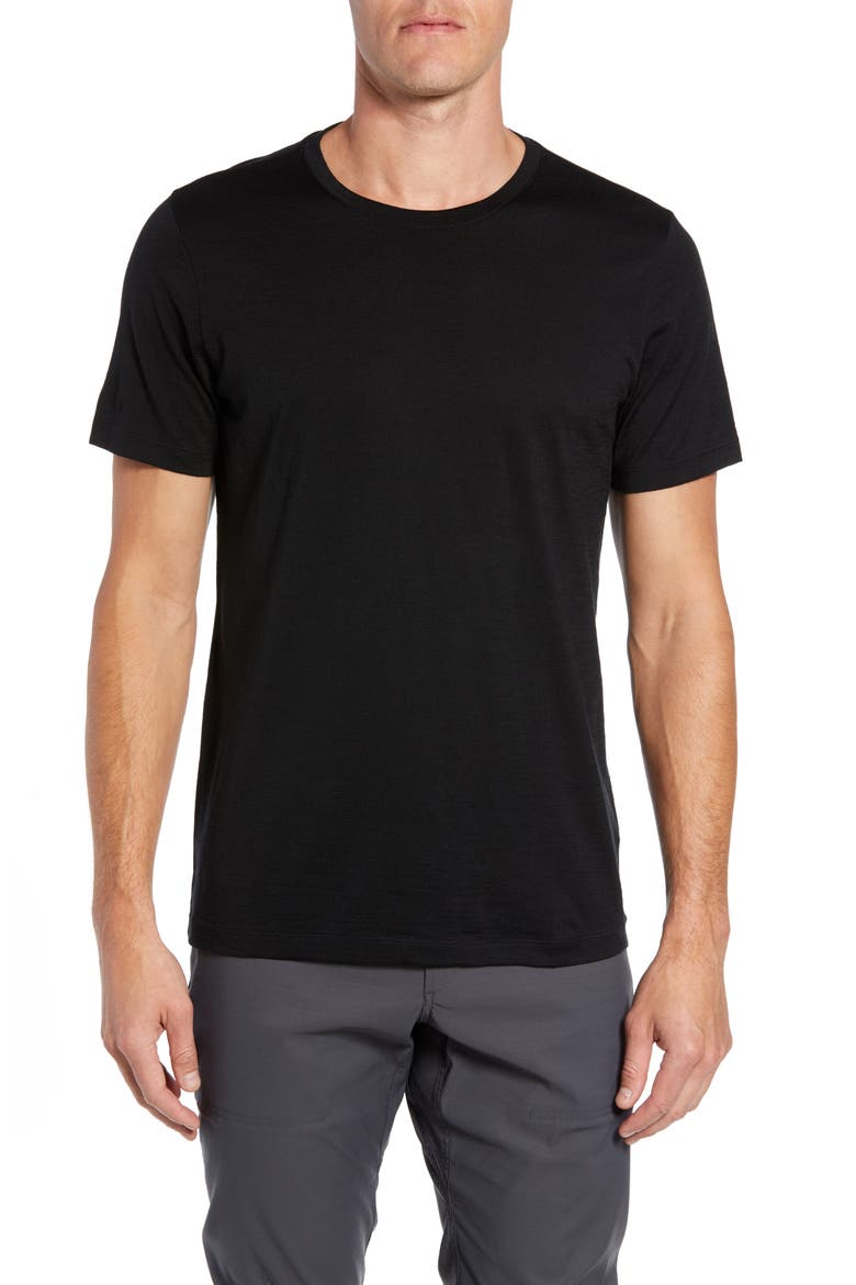 Tech Lite Natural Performance T-Shirt, Main, color, BLACK