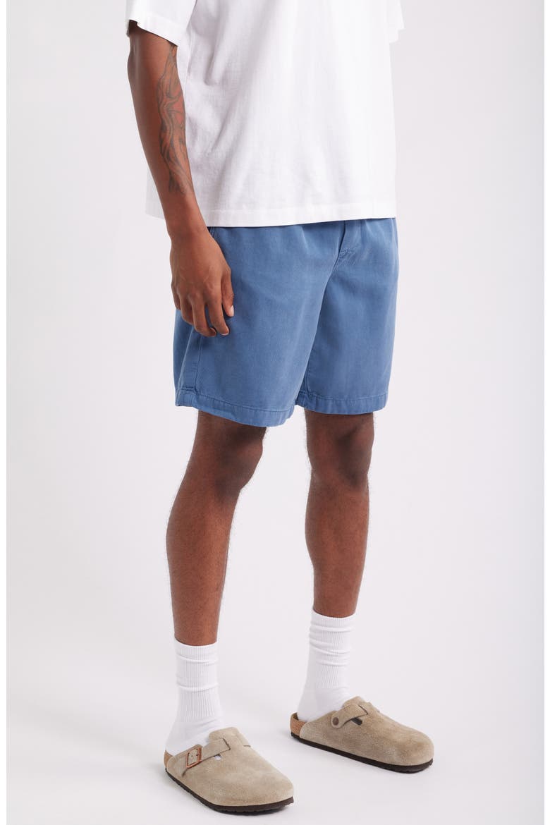 Elastic Waist Shorts, Alternate, color, VINTAGE INDIGO