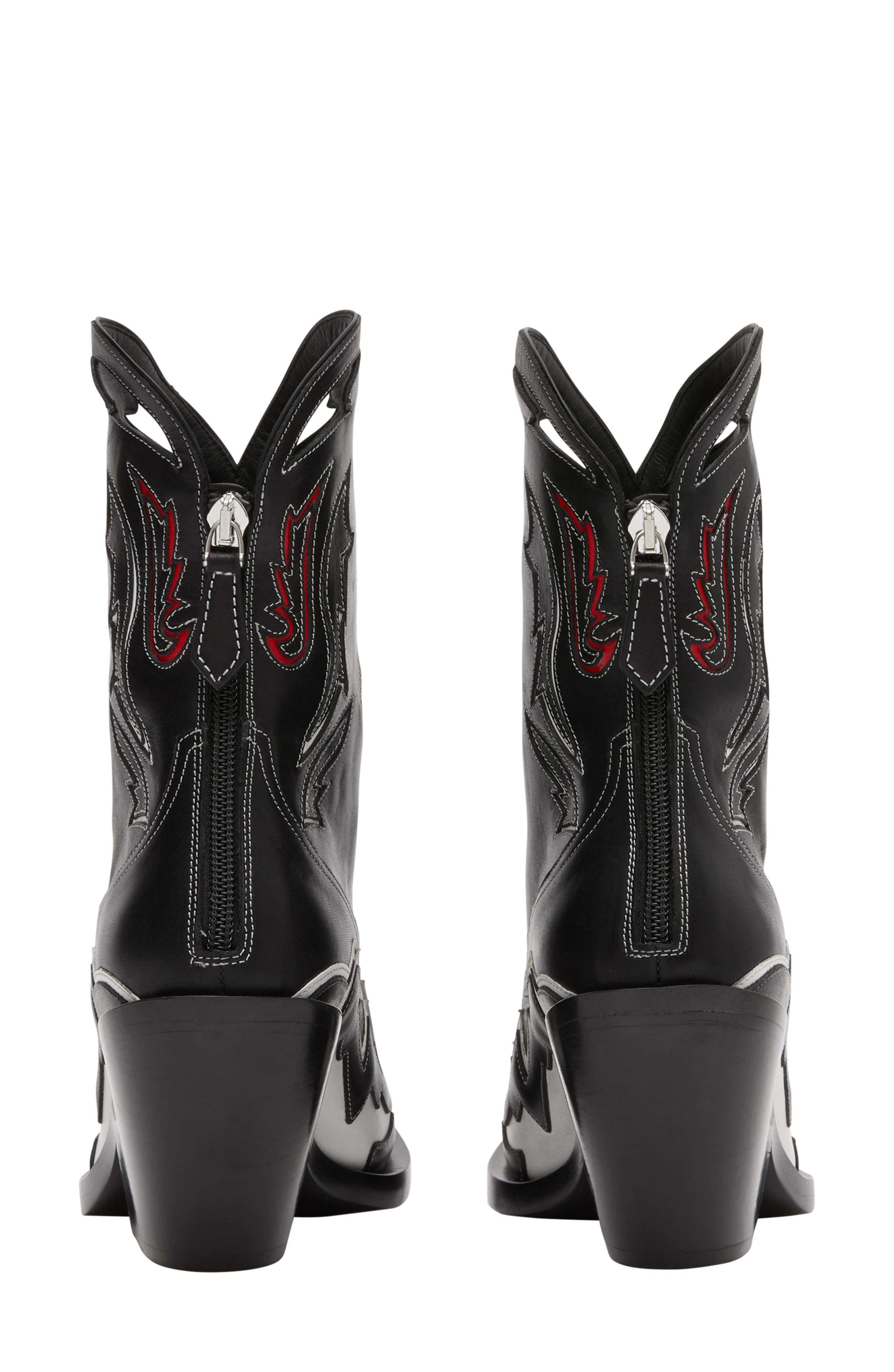 Burberry Matlock Cowboy Boot, Alternate, color, 