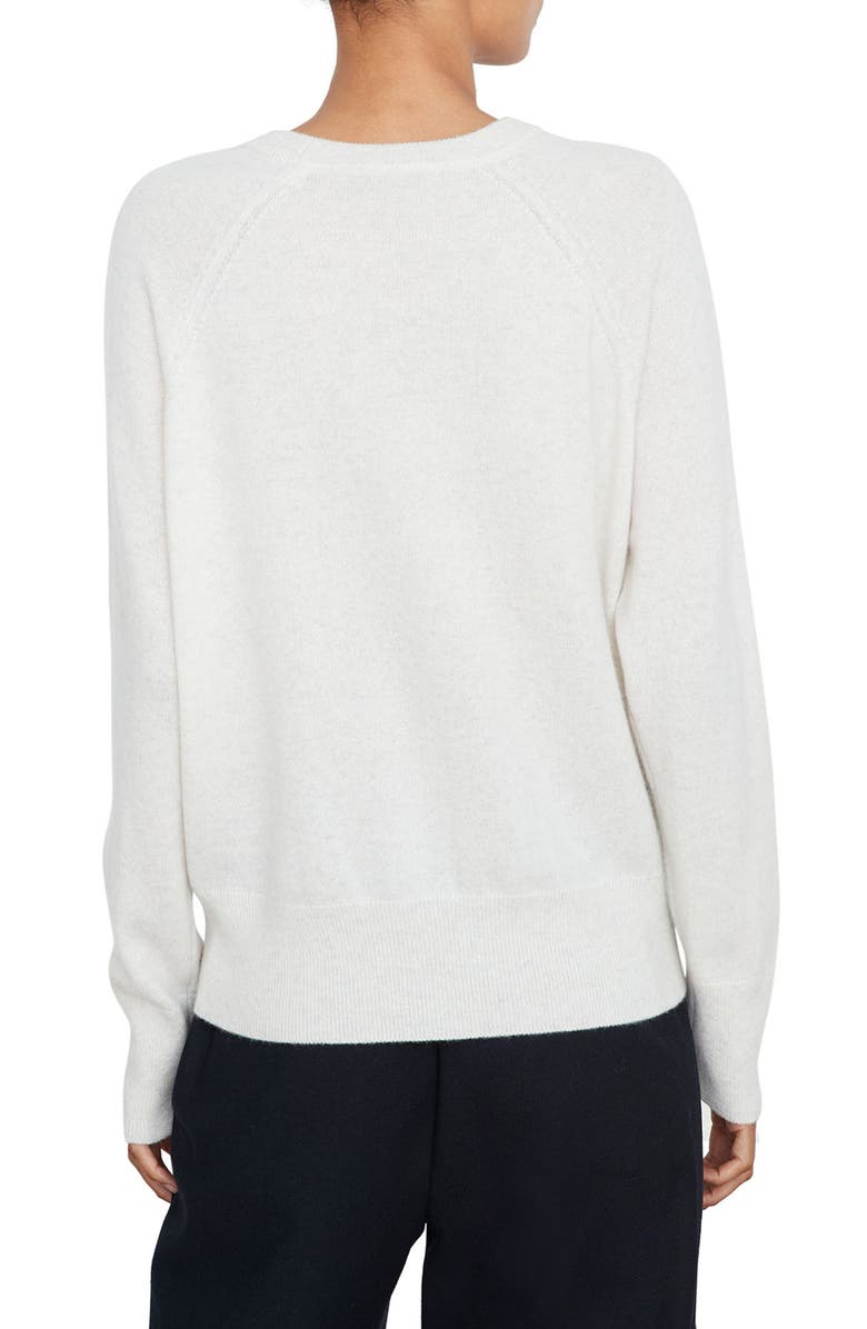 Vince Wool & Cashmere Crewneck Sweater, Alternate, color, White