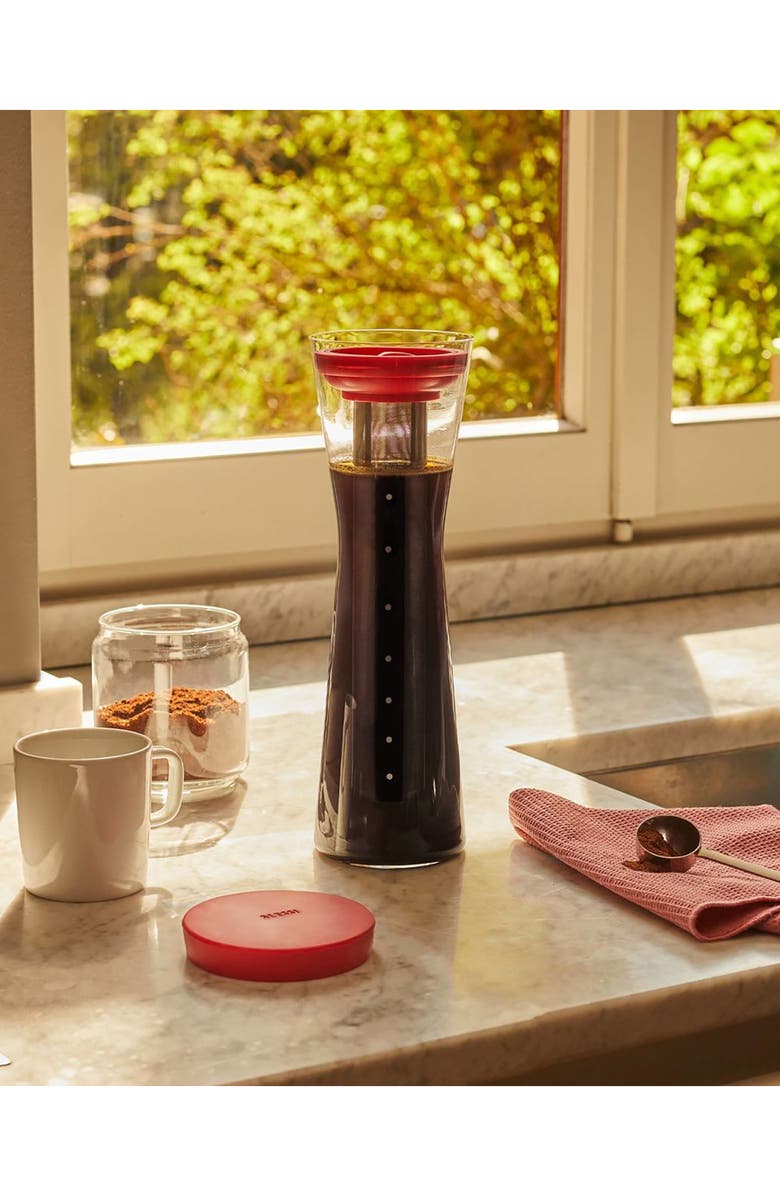 ALESSI Mazagran Cold Brew Carafe, Alternate, color, Black