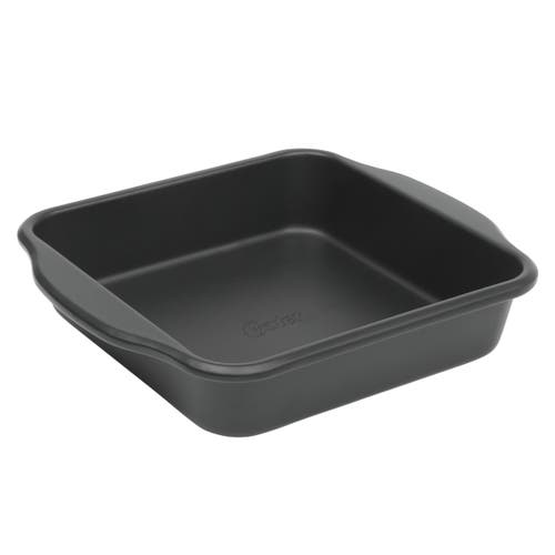 Oster Teston Platinum Collection 8 Inch Nonstick Carbon Steel Square Cake Pan In Black
