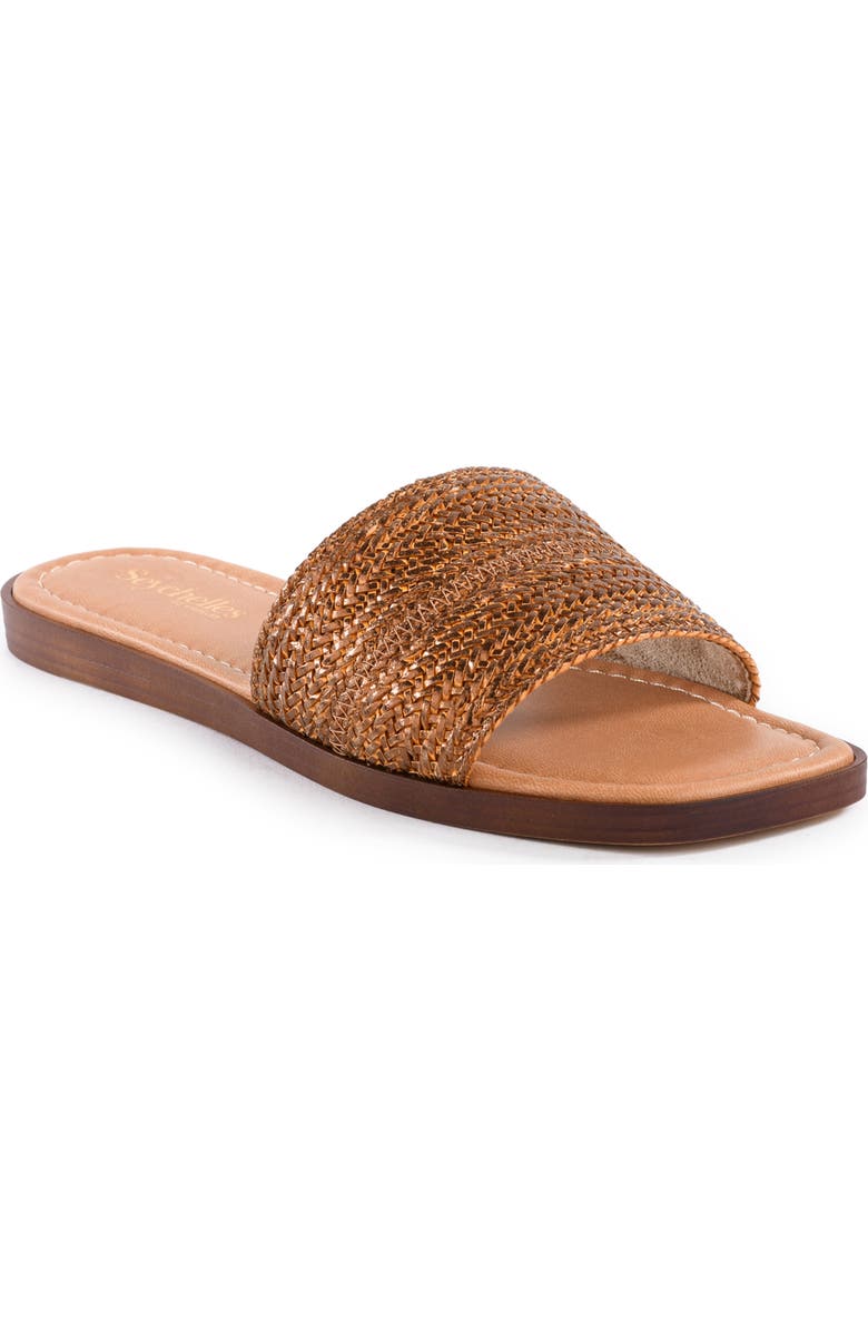 Seychelles Palms Perfection Slide Sandal, Main, color, Bronze