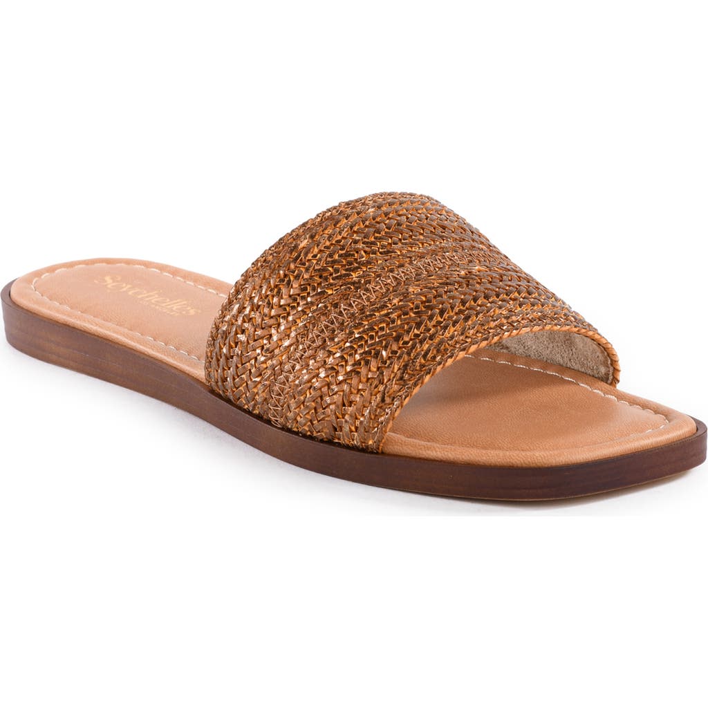 SEYCHELLES SEYCHELLES PALMS PERFECTION SLIDE SANDAL