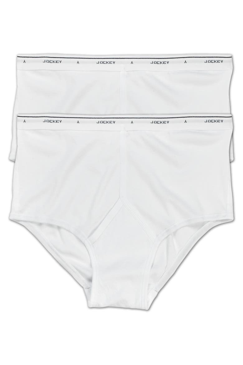 2-pk Classic Briefs, Main, color, WHITE