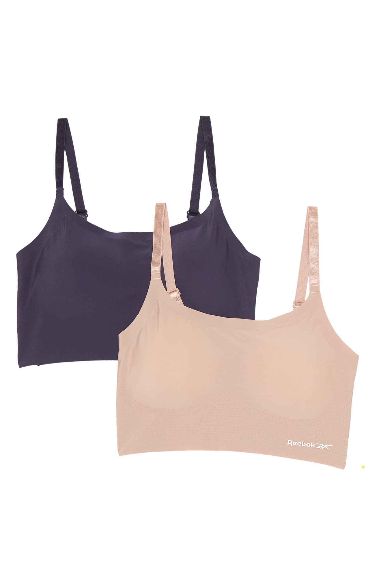Reebok 2-Pack Bonded Longline Bralettes (Women) | Nordstromrack