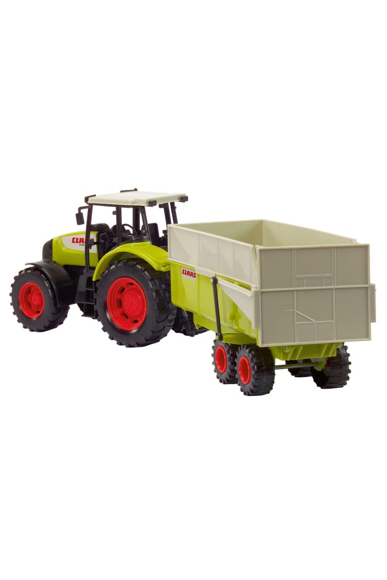 Claas Toy Tractor With Trailer, Alternate, color, Multicolored