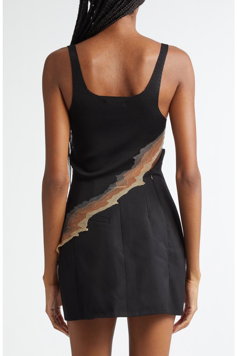 Flame Asymmetric Tank Top (Nordstrom Exclusive), Alternate, color, BLACK FLAME