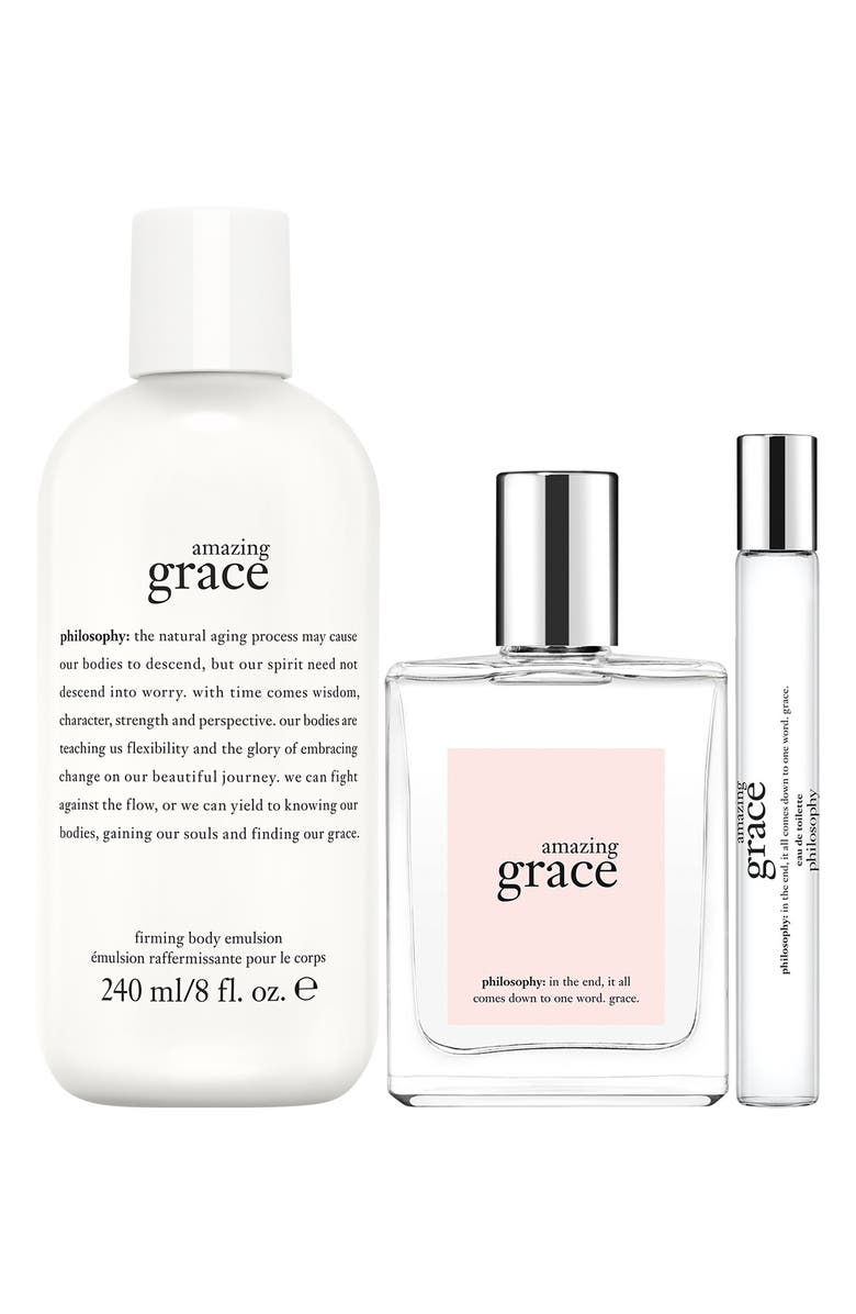 philosophy 3-piece amazing grace set $117 Value, Alternate, color,