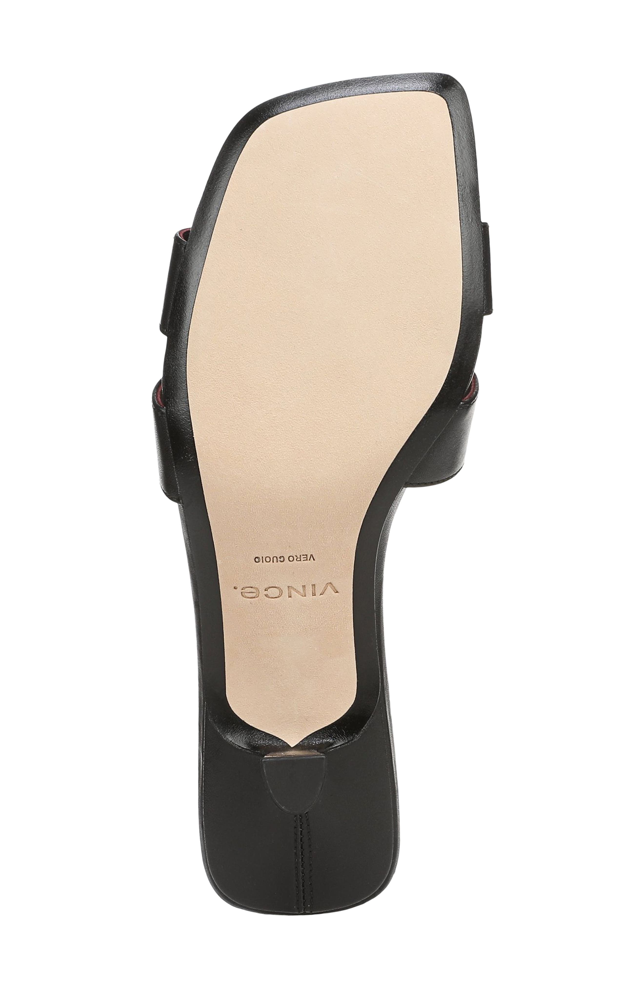 Vince Piper Kitten Heel Sandal, Alternate, color, Black