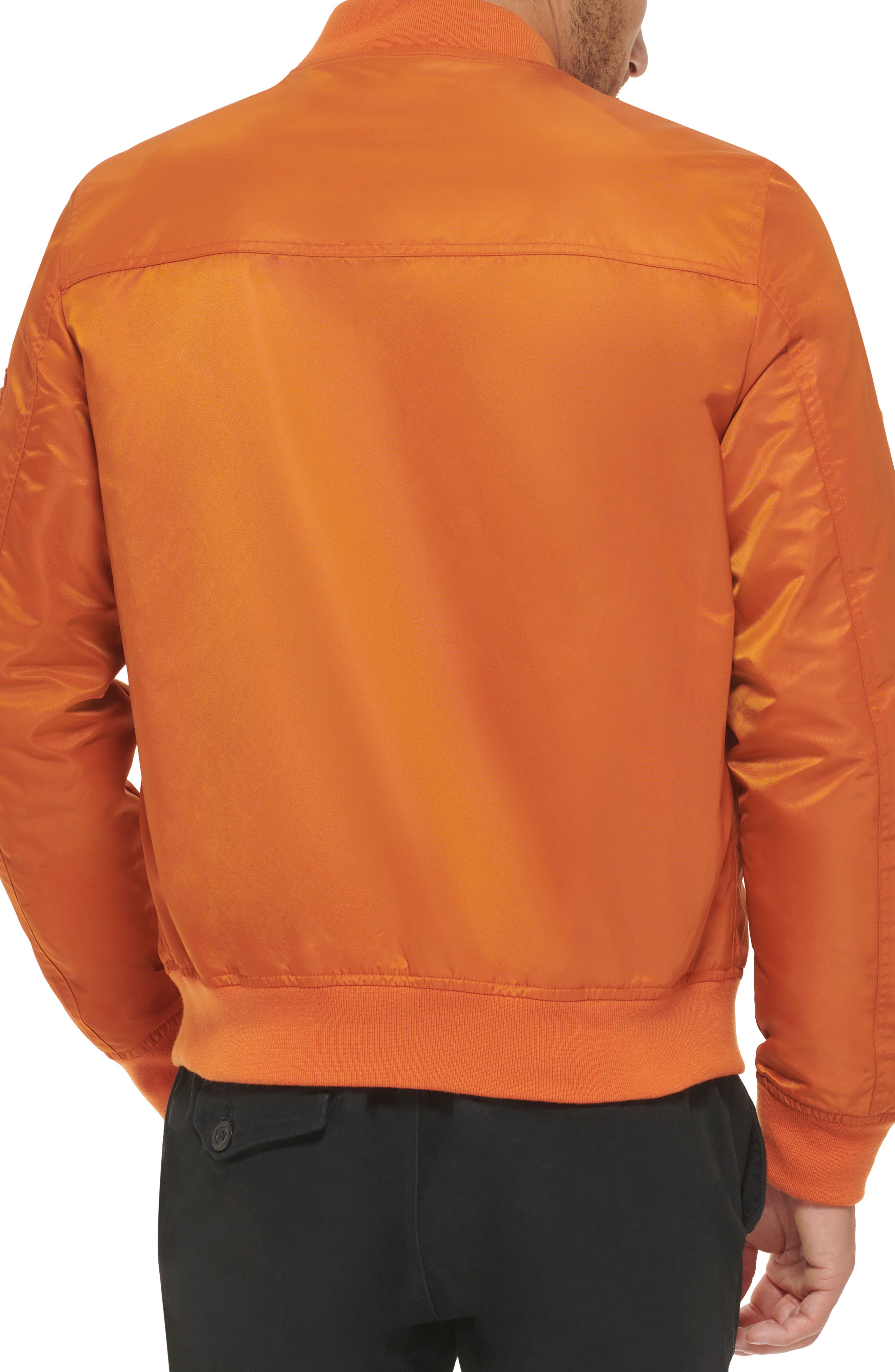 Nylon Satin Bomber Jacket - image 4