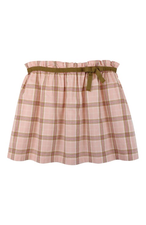 Baby Girls' Gathered Skirt with Ribbon, Infant