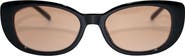 Fifth & Ninth Dolly 68mm Oversize Polarized Oval Sunglasses