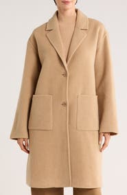 Eileen Fisher Long Wool Coat